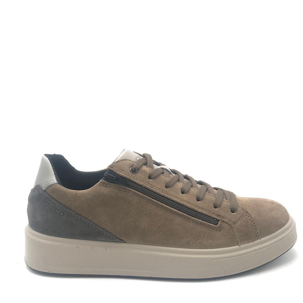 Zulian Calzature Sneakers Sten sesamo-antracite Qualità