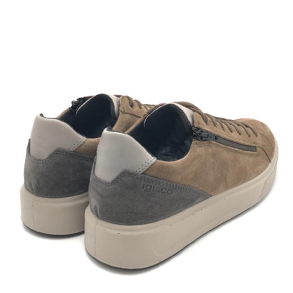 Zulian Calzature Sneakers Sten sesamo-antracite Qualità