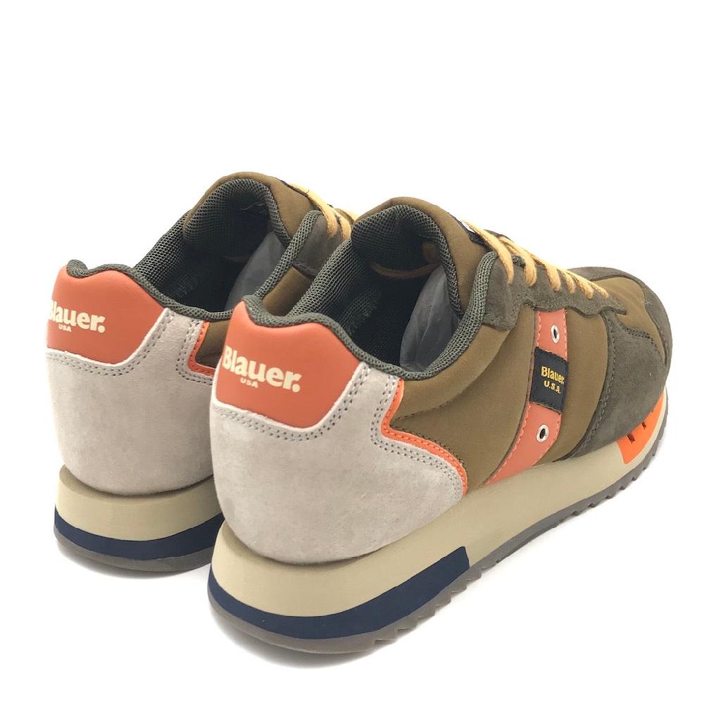 Zulian Calzature Sneakers Queens01 green-ochre Spedizione Gratuita