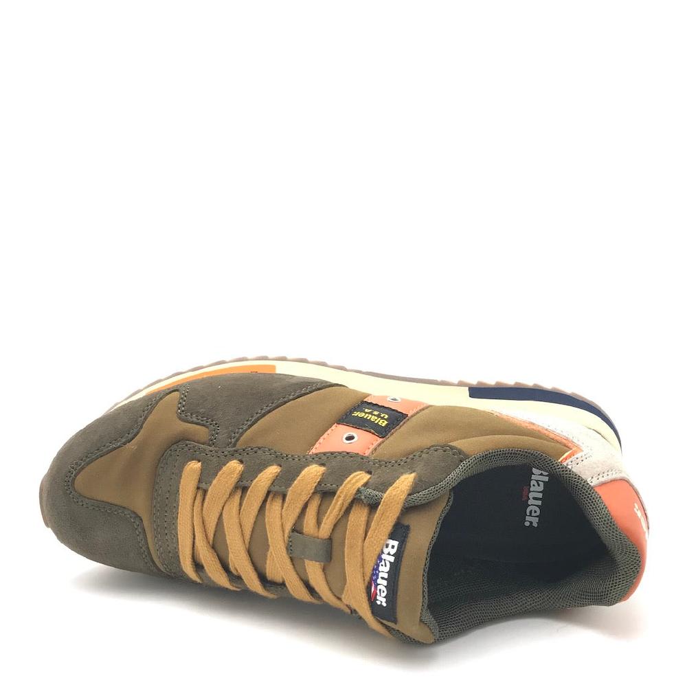 Zulian Calzature Sneakers Queens01 green-ochre Spedizione Gratuita