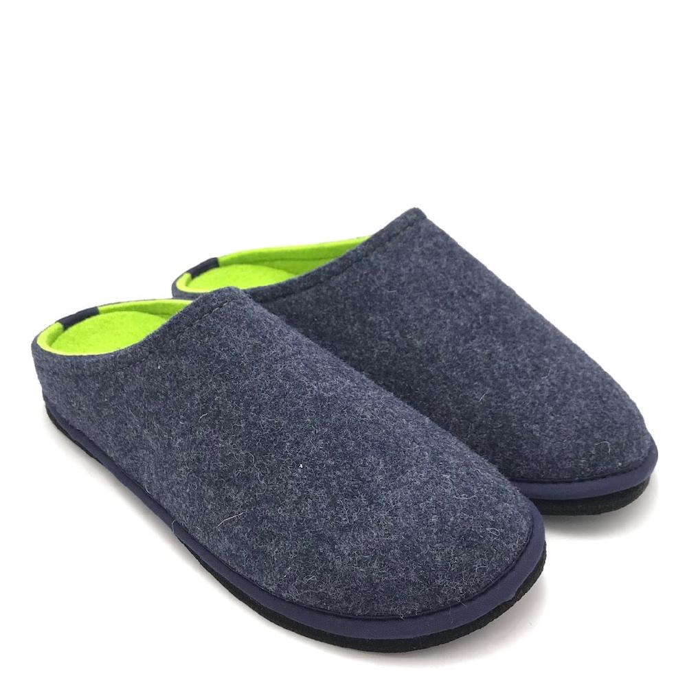 Zulian Calzature Ciabatta Easy bicolor blu-verde fluo Pezzi Unici