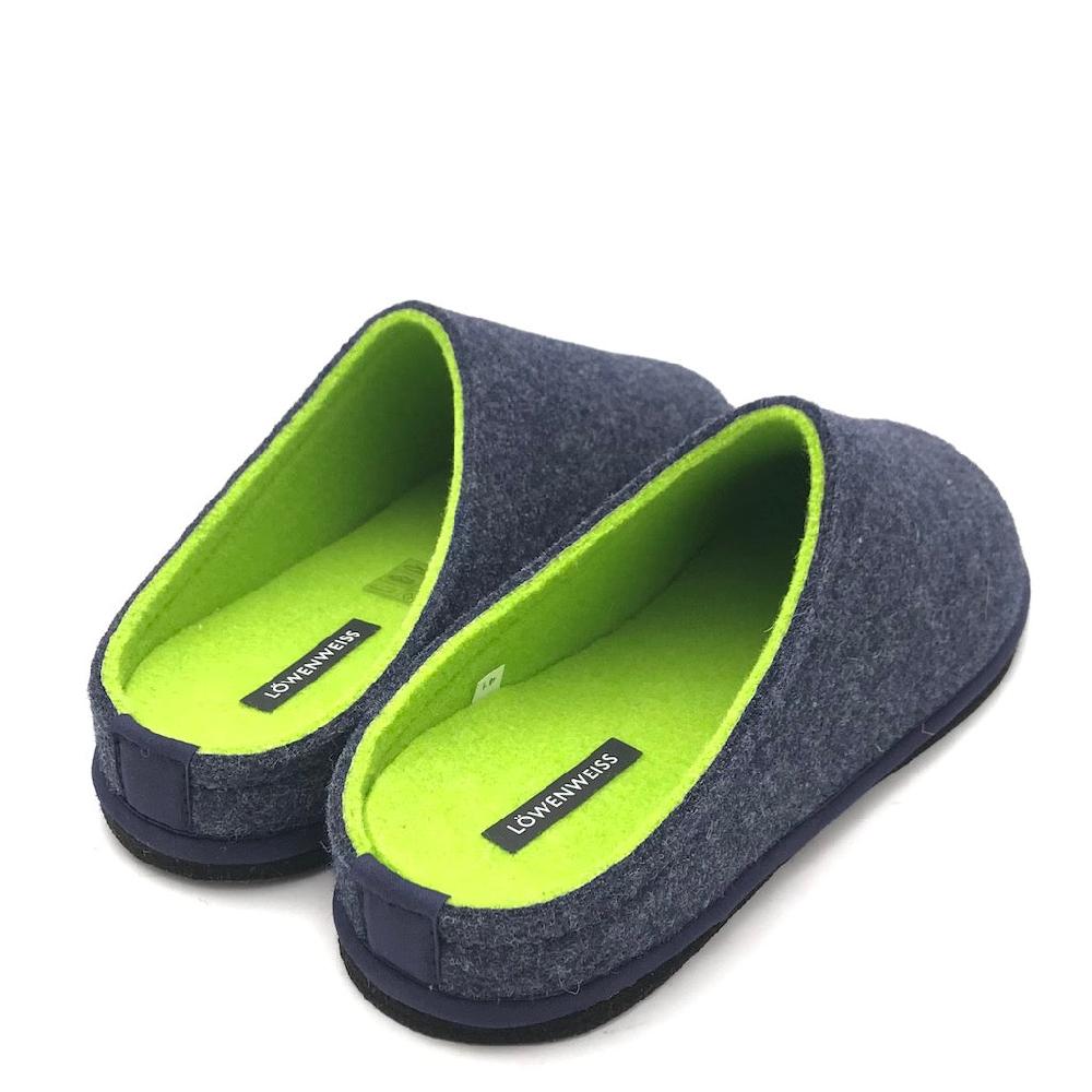 Zulian Calzature Ciabatta Easy bicolor blu-verde fluo Pezzi Unici