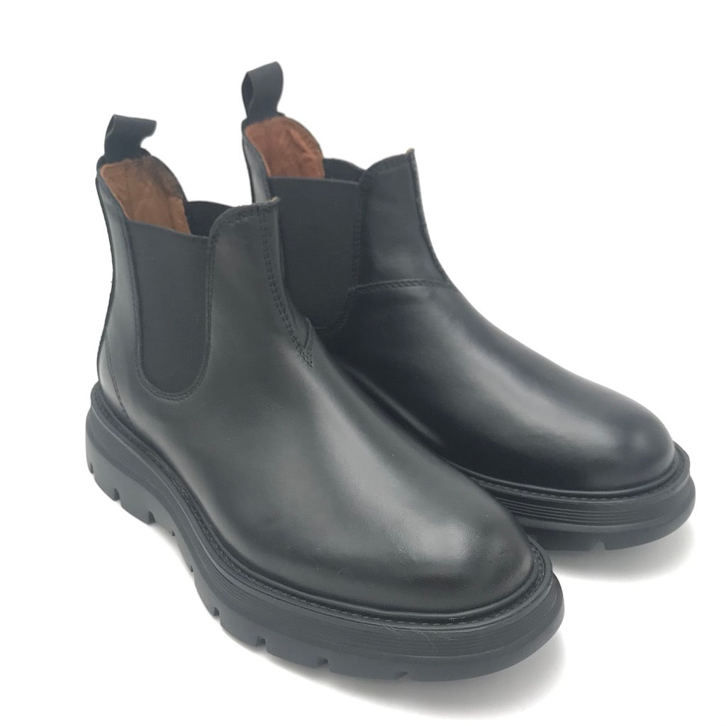 Zulian Calzature Beatles in pelle nera Soddisfazione Garantita