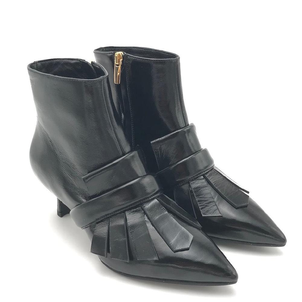Zulian Calzature Tronchetto Lola naplak nero In Vendita