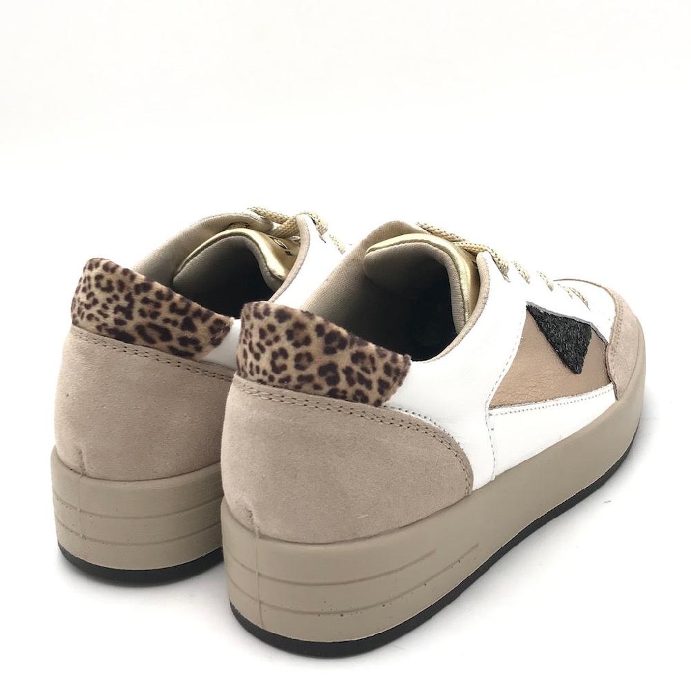 Zulian Calzature Sneakers Alina bianco-beige Lightning offer