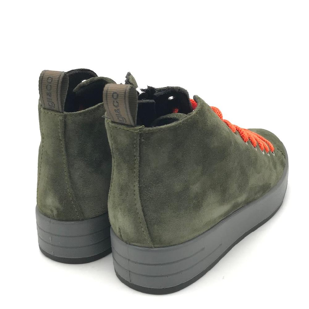 Zulian Calzature Sneakers Alina verde scuro Grandi sconti