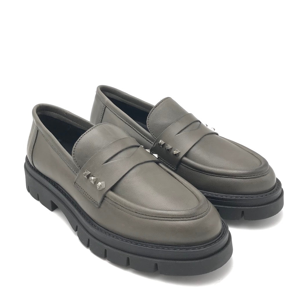 Zulian Calzature Mocassino Taylor color fumo Liquidazione