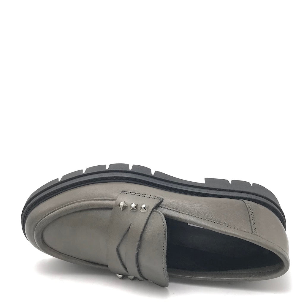 Zulian Calzature Mocassino Taylor color fumo Liquidazione