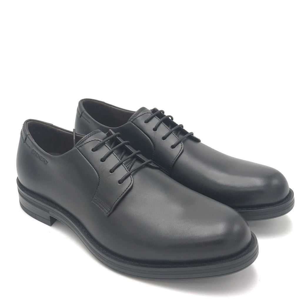 Zulian Calzature Scarpa Carnaby allacciata in nappa nera Comprane uno, ottenene uno gratis