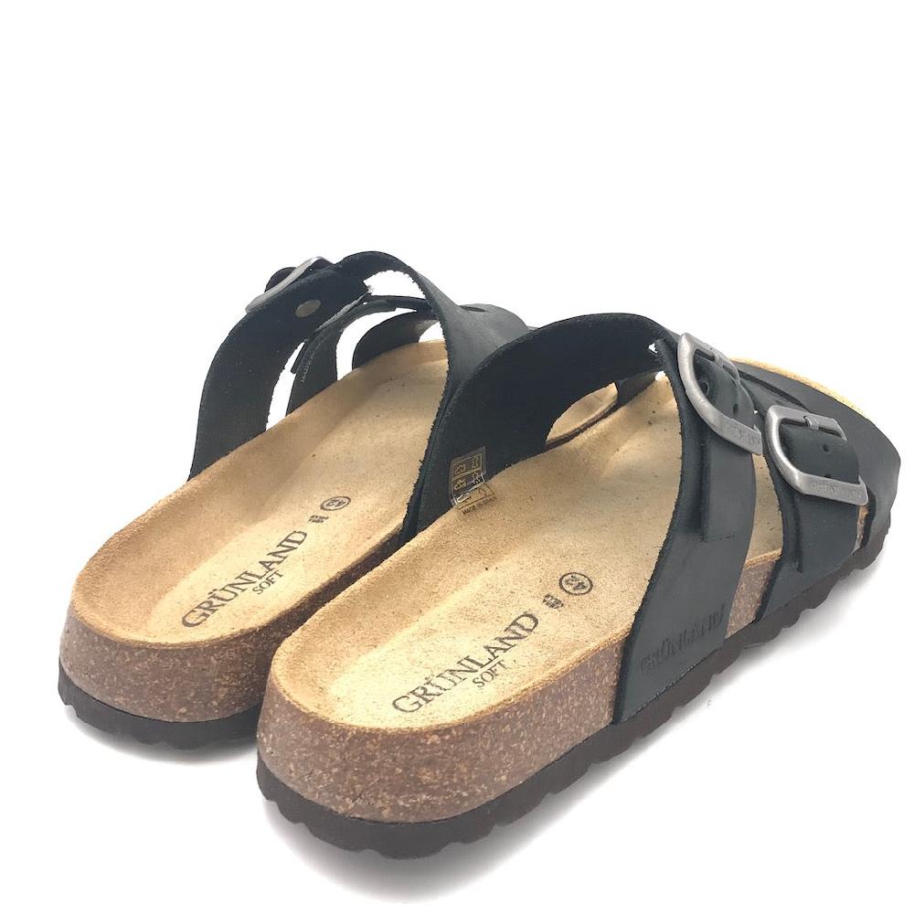 Zulian Calzature Ciabatta incrociata Bobo nera Offerte speciali