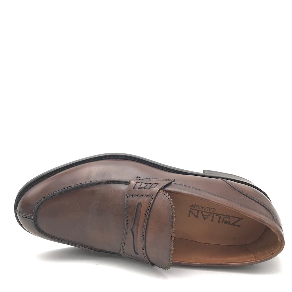 Zulian Calzature Mocassino college marrone Ultimi tre giorni
