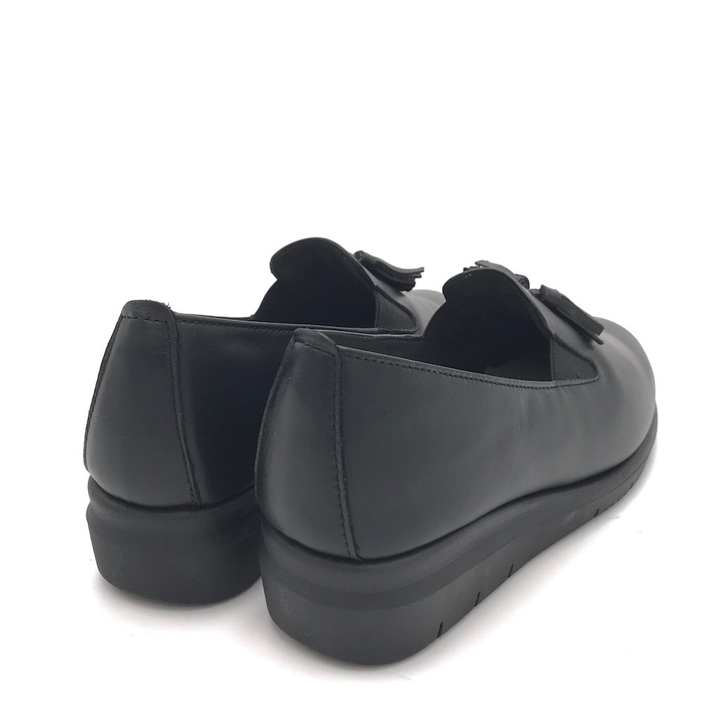 Zulian Calzature Scarpa Rysa pelle nera Enormi sconti