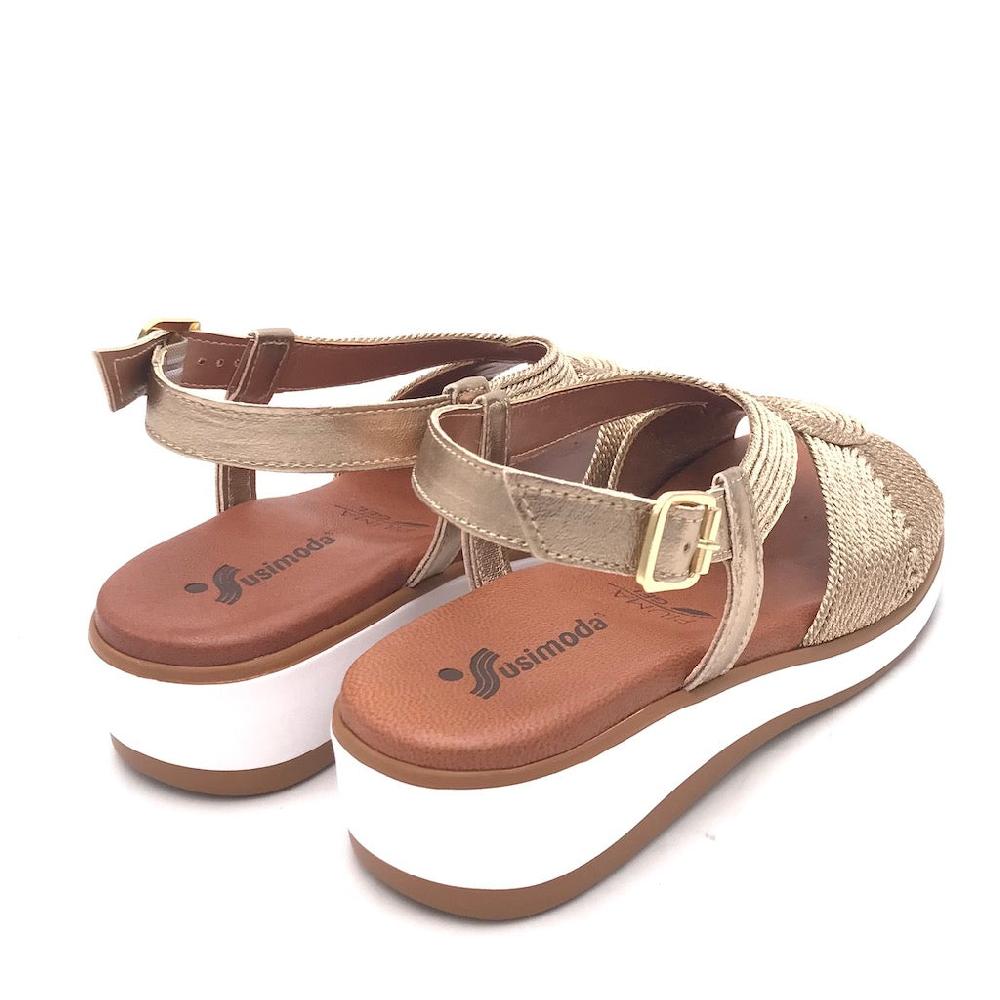 Zulian Calzature Sandalo cordalux rame Esporta salva
