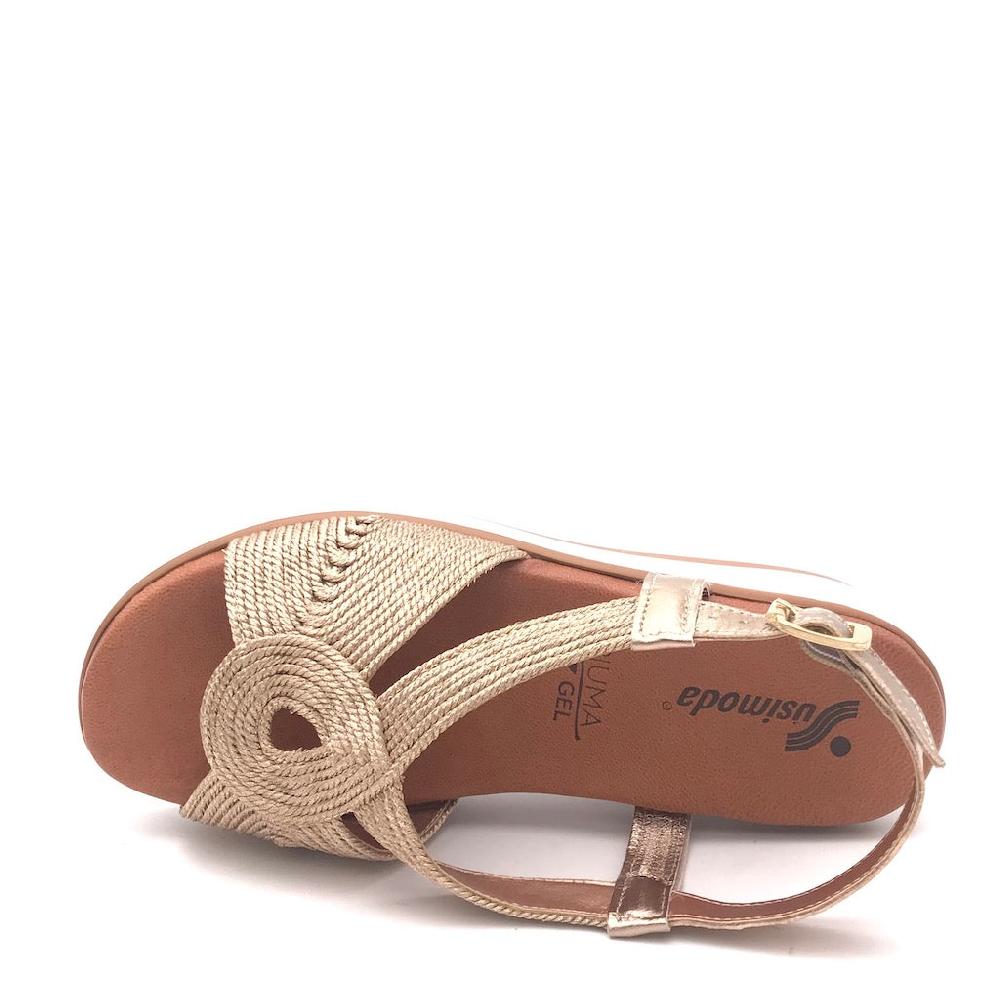 Zulian Calzature Sandalo cordalux rame Esporta salva