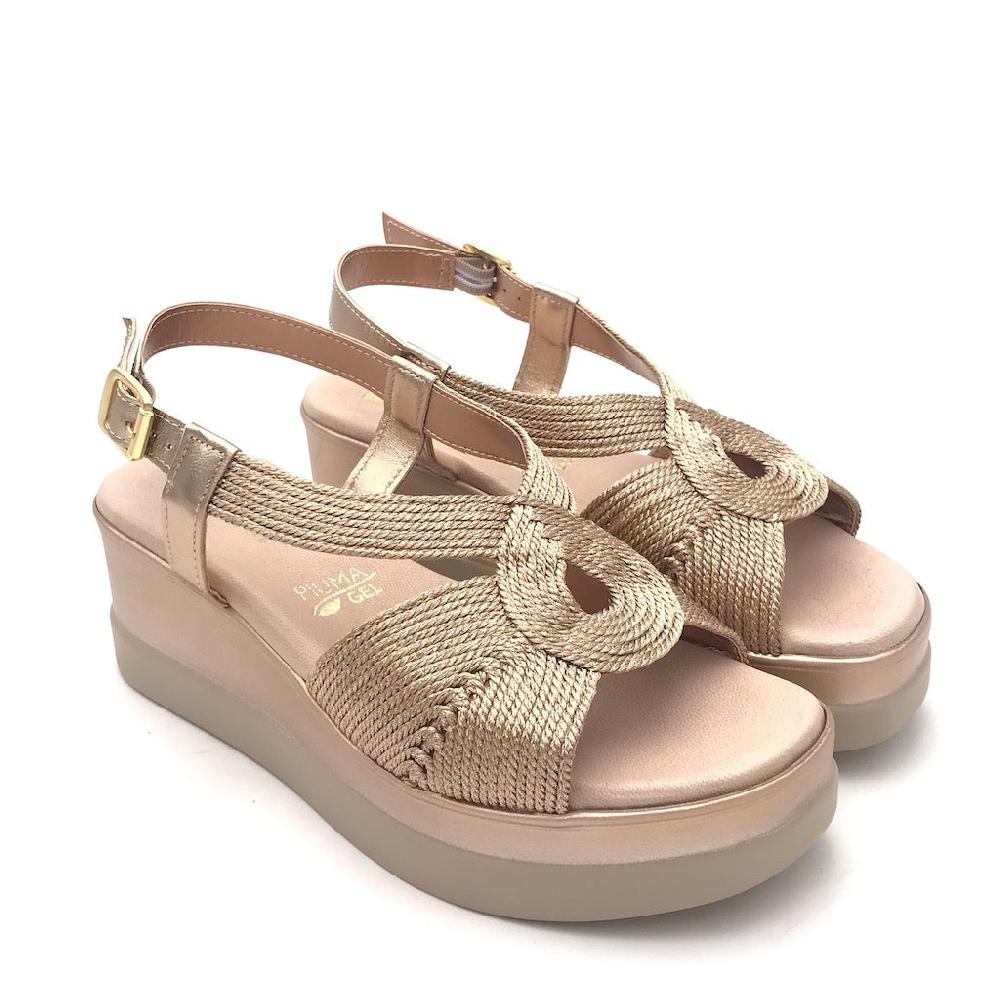 Zulian Calzature Sandalo cordalux rame Black Friday Prezzi