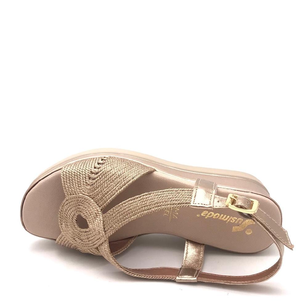 Zulian Calzature Sandalo cordalux rame Black Friday Prezzi