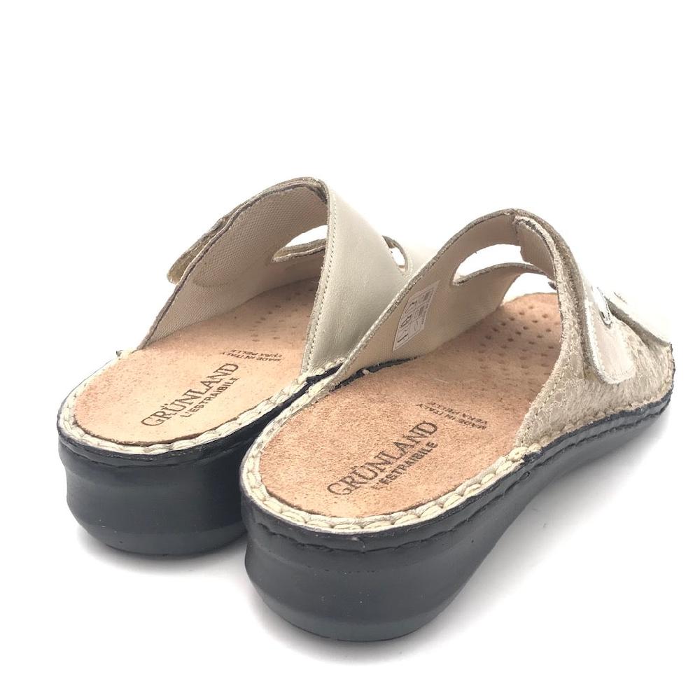 Zulian Calzature Ciabatta Dami platino Duty-free
