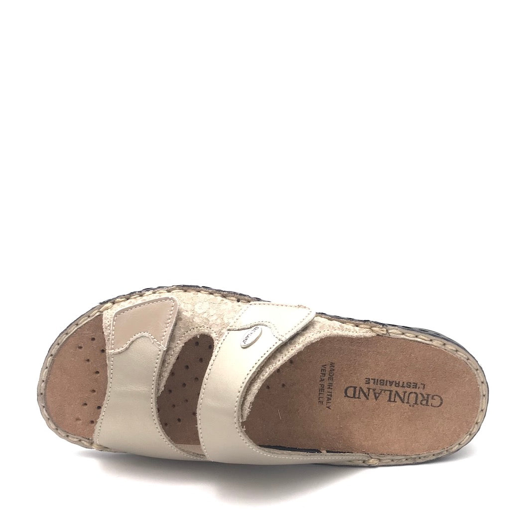 Zulian Calzature Ciabatta Dami platino Duty-free