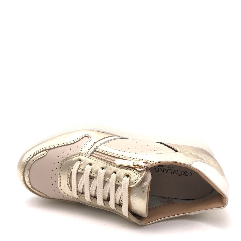 Zulian Calzature Sneakers Seli beige-platino 50% di sconto per tempo limitato