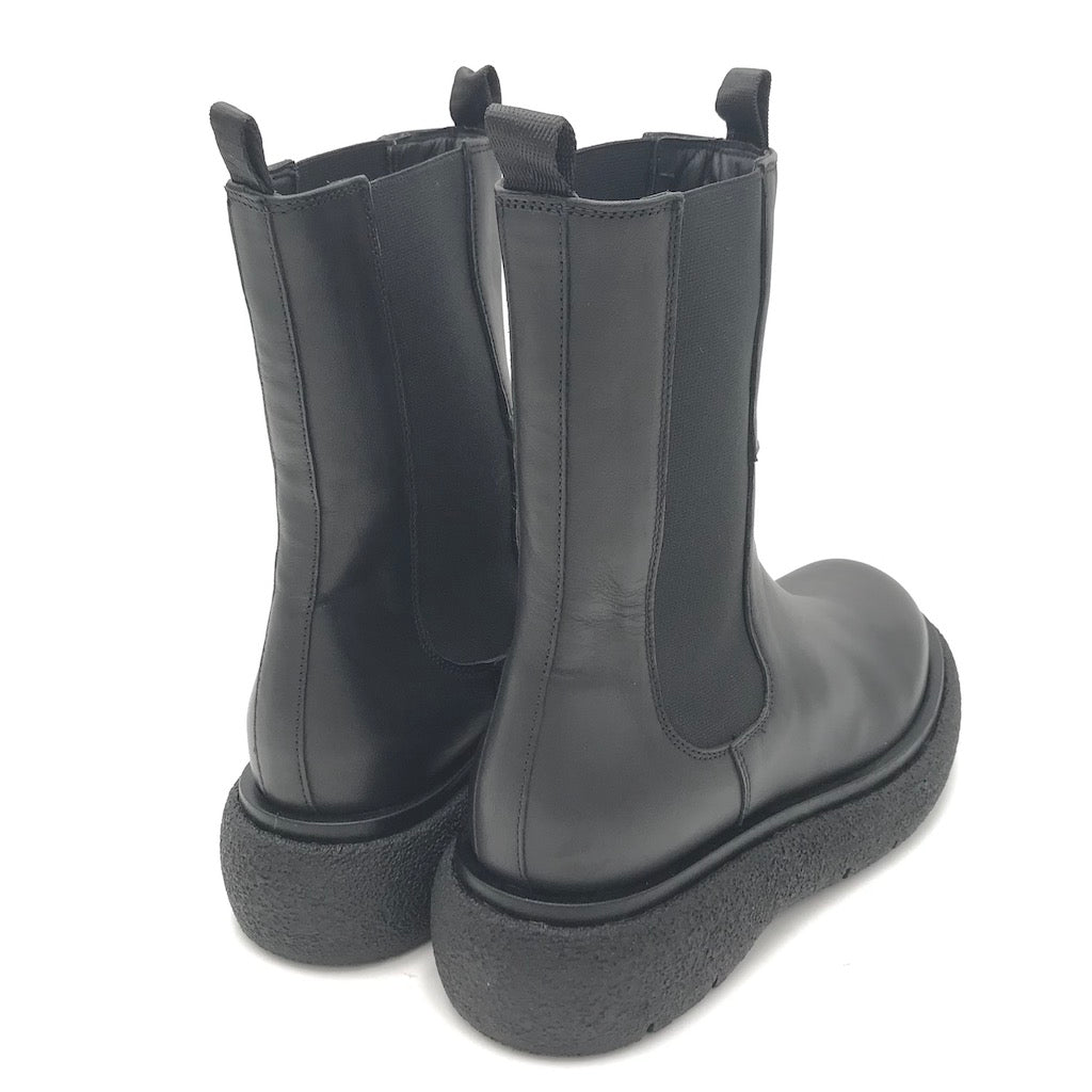 Zulian Calzature Boot Sophie beat in pelle nera Vendita