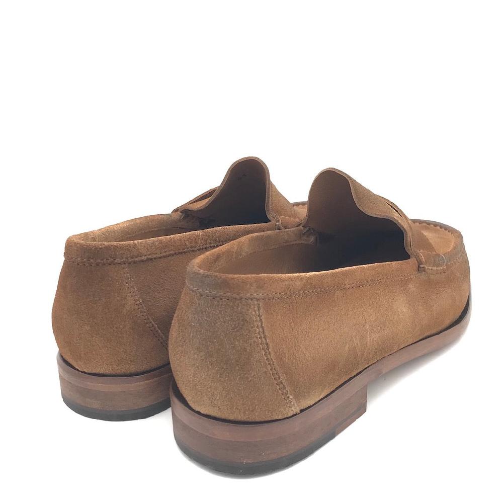 Zulian Calzature Mocassino in velour taupe Acquista Ora