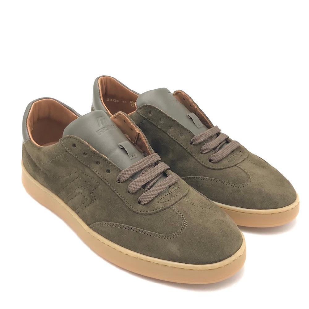 Zulian Calzature Sneakers in crosta felce Presa