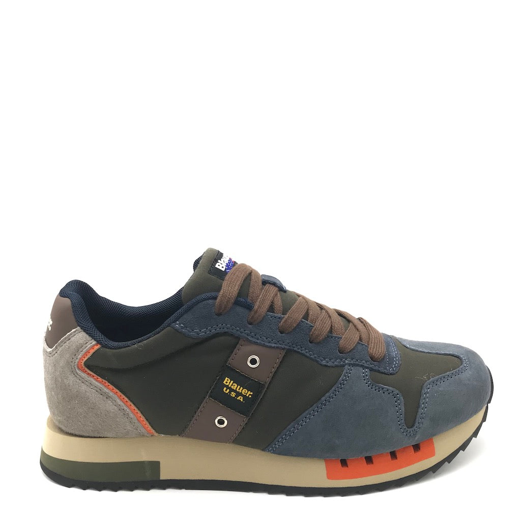 Zulian Calzature Sneakers Queens01 navy-military Economico
