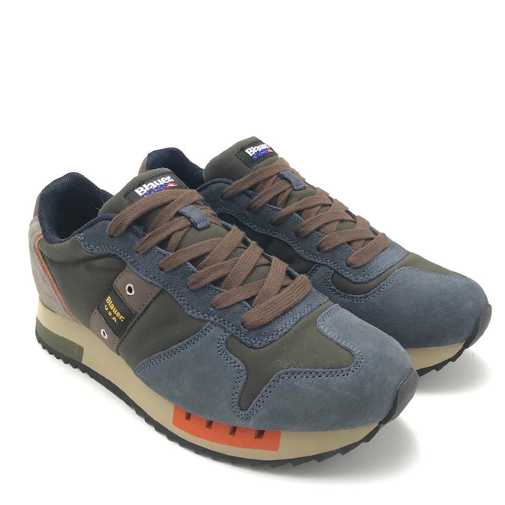 Zulian Calzature Sneakers Queens01 navy-military Economico