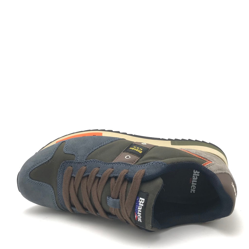 Zulian Calzature Sneakers Queens01 navy-military Economico