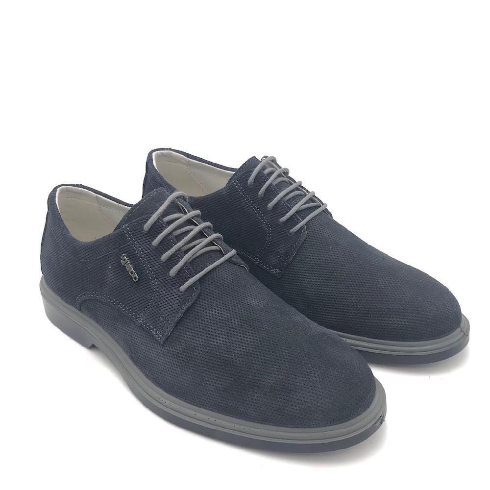 Zulian Calzature Allacciata Garret blu Saldi