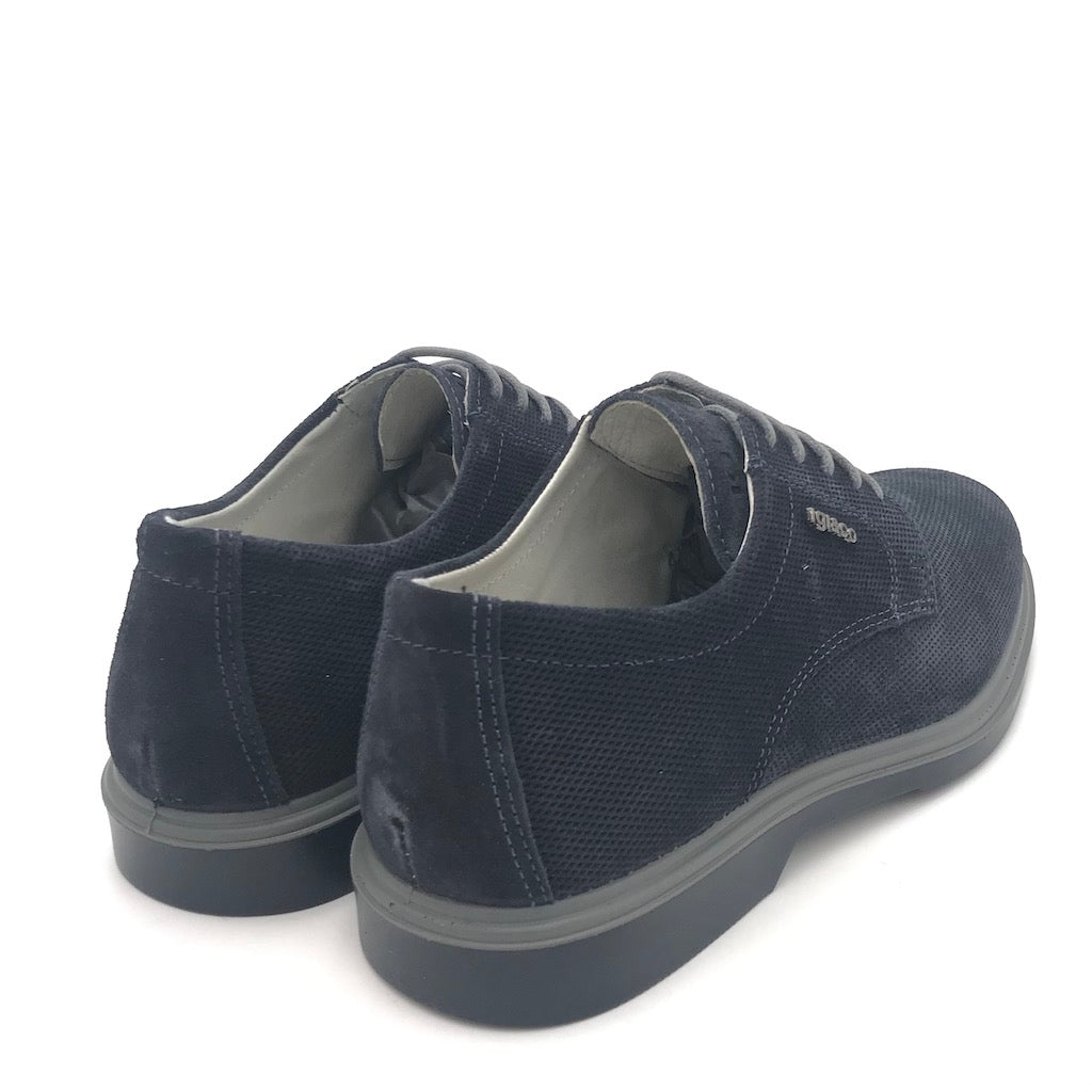 Zulian Calzature Allacciata Garret blu Saldi