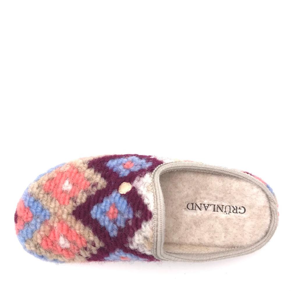 Zulian Calzature Ciabatta Faye beige-multi Vendite Flash