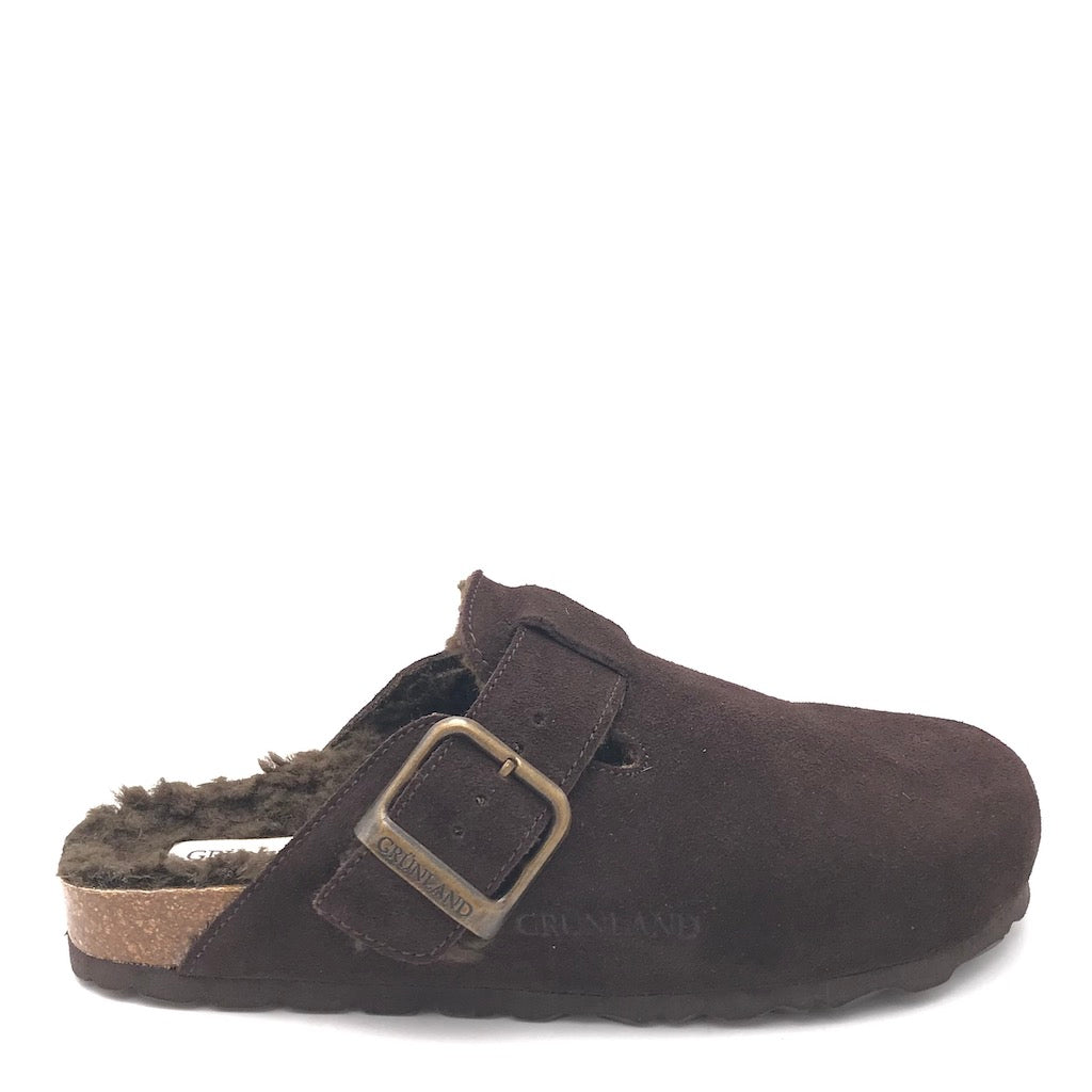 Zulian Calzature Ciabatta Sara shearling testa moro Moda