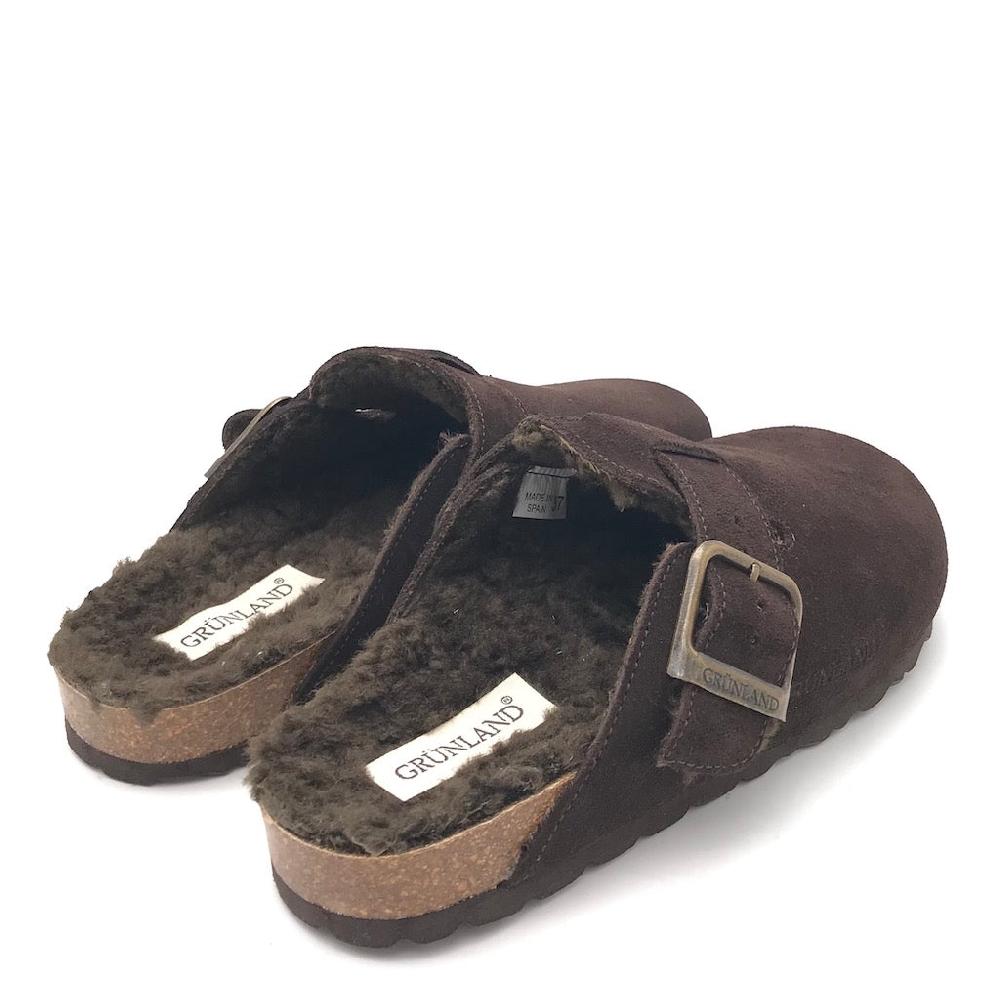 Zulian Calzature Ciabatta Sara shearling testa moro Moda