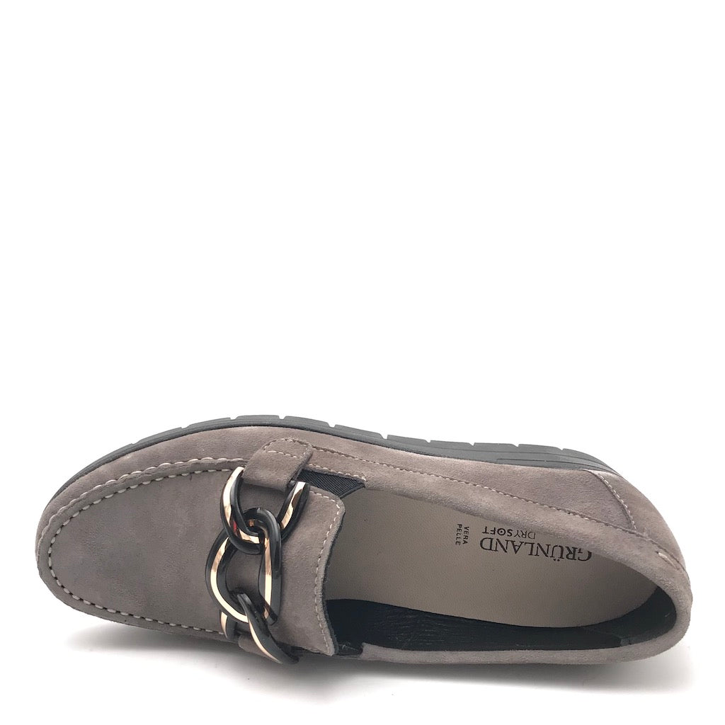 Zulian Calzature Mocassino Tafa taupe Grande vendita