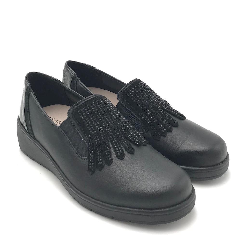 Zulian Calzature Scarpa Neta in pelle nera Flash Sale
