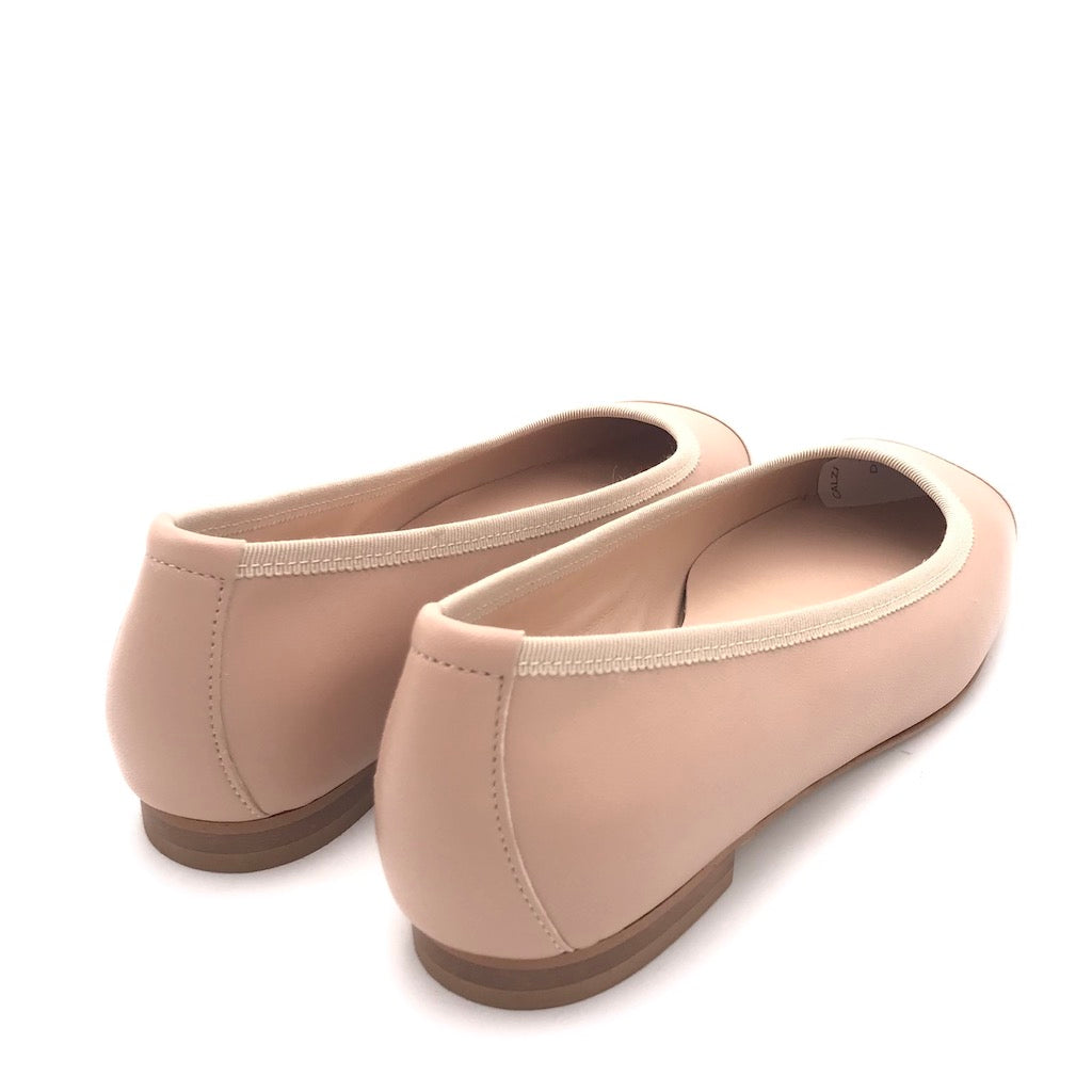 Zulian Calzature Ballerina bi-colore cipria Fornitura limitata