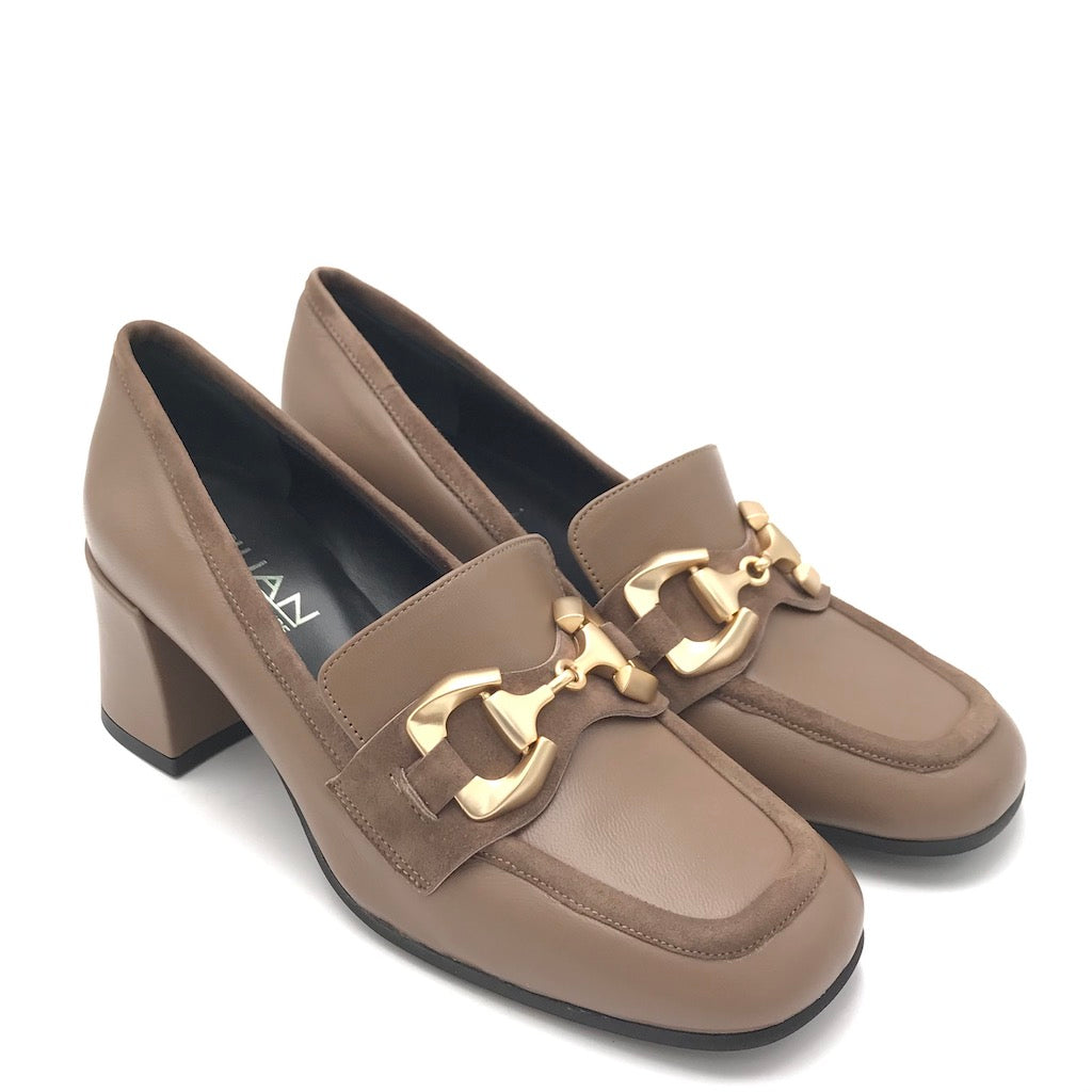 Zulian Calzature Mocassino Paola in pelle acero Offerta natalizia