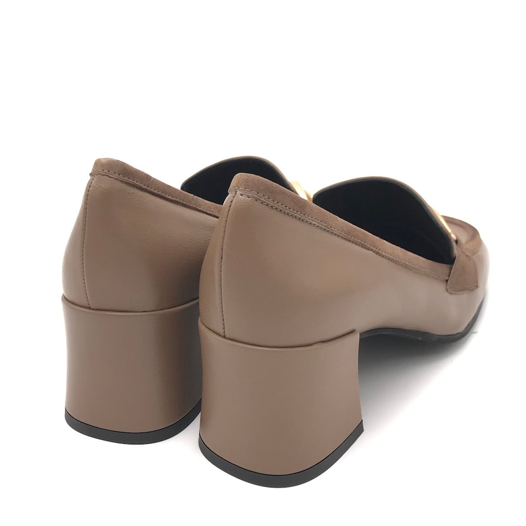Zulian Calzature Mocassino Paola in pelle acero Offerta natalizia