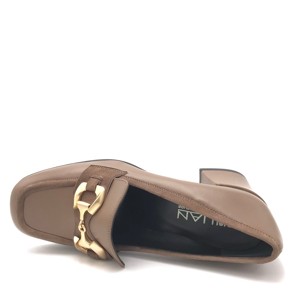 Zulian Calzature Mocassino Paola in pelle acero Offerta natalizia