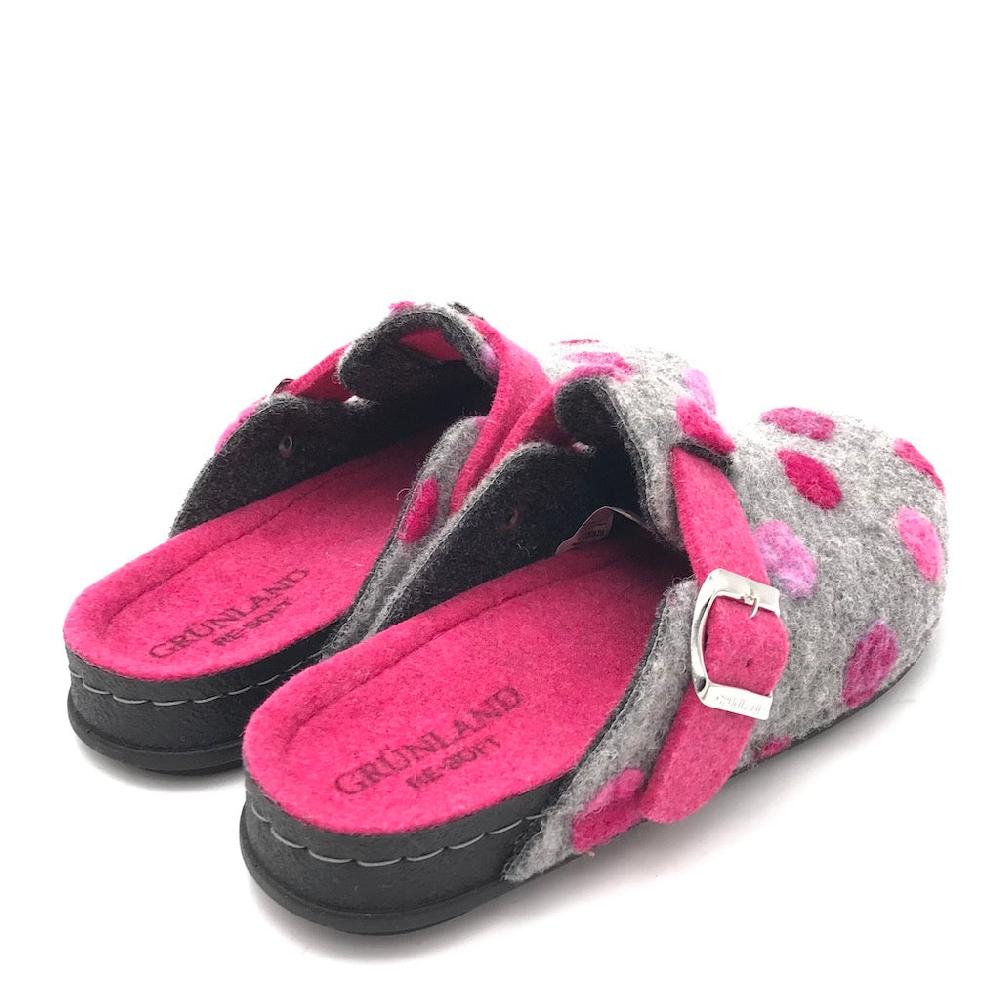 Zulian Calzature Ciabatta Pila grigio-fuxia Offerta per la Festa della Mamma