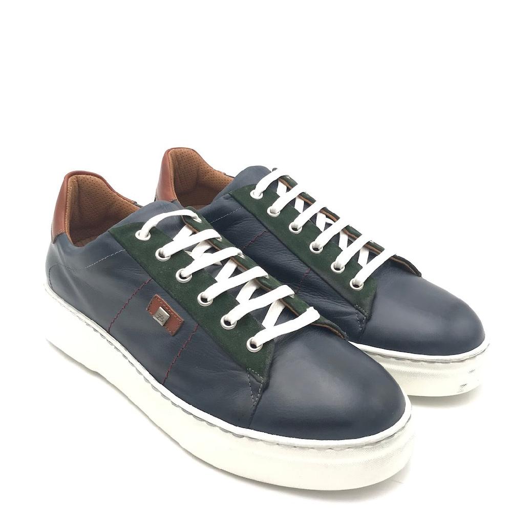 Zulian Calzature Sneakers Dylan blu Smaltimento dello stoccaggio