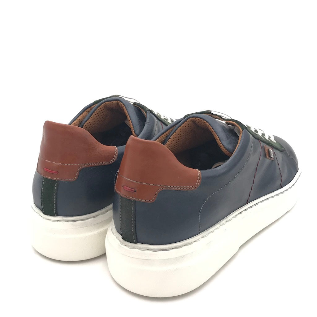 Zulian Calzature Sneakers Dylan blu Smaltimento dello stoccaggio