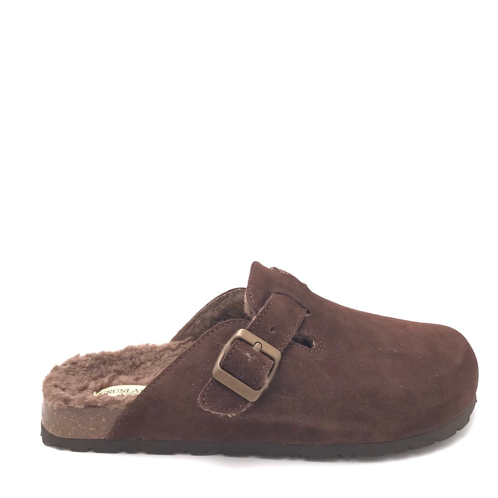 Zulian Calzature Ciabatta Bobo shearling marrone Online Outlet