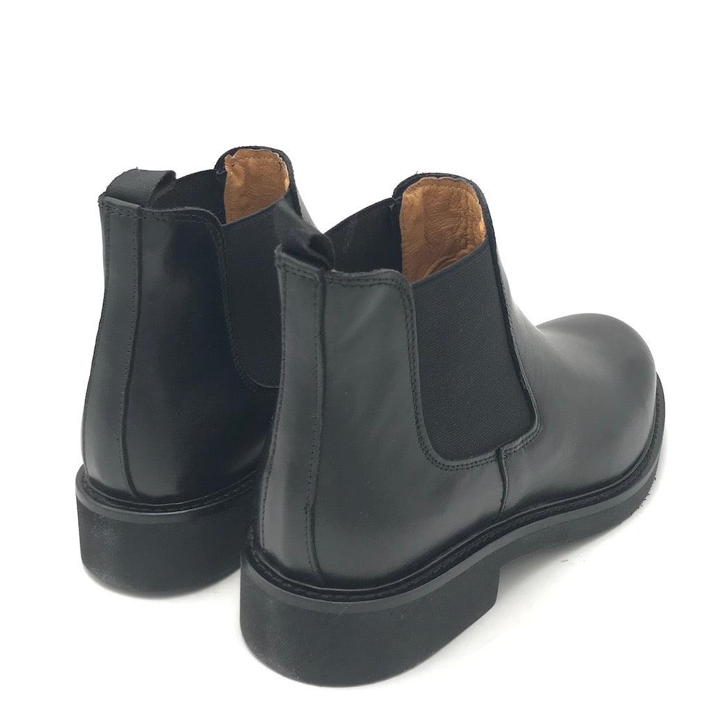 Zulian Calzature Stivaletto beatles in pelle nera Lightning offer