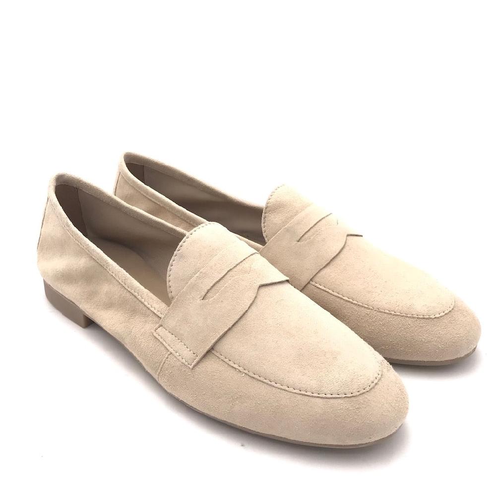 Zulian Calzature Mocassino Sixt velour beige ACQUISTA ORA
