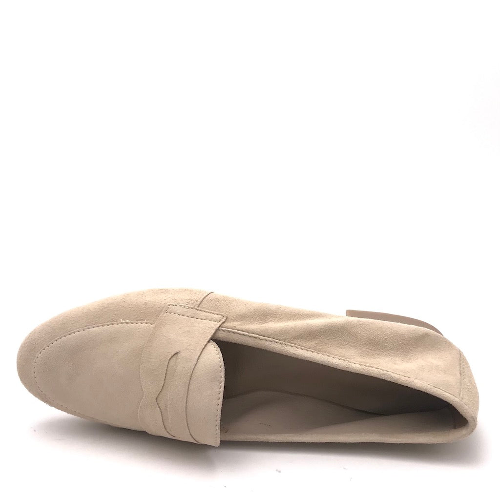 Zulian Calzature Mocassino Sixt velour beige ACQUISTA ORA