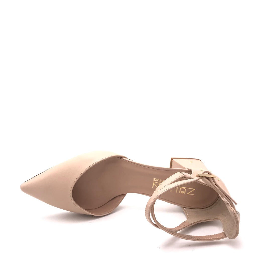 Zulian Calzature Scarpa Lerici nappa talco Latest stili