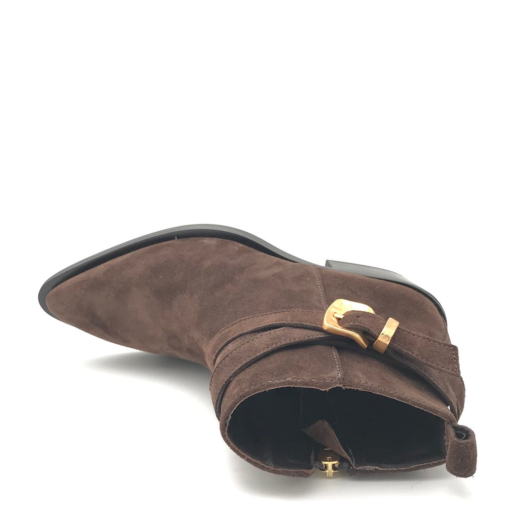 Zulian Calzature Texano in crosta moro Sconti questo mese