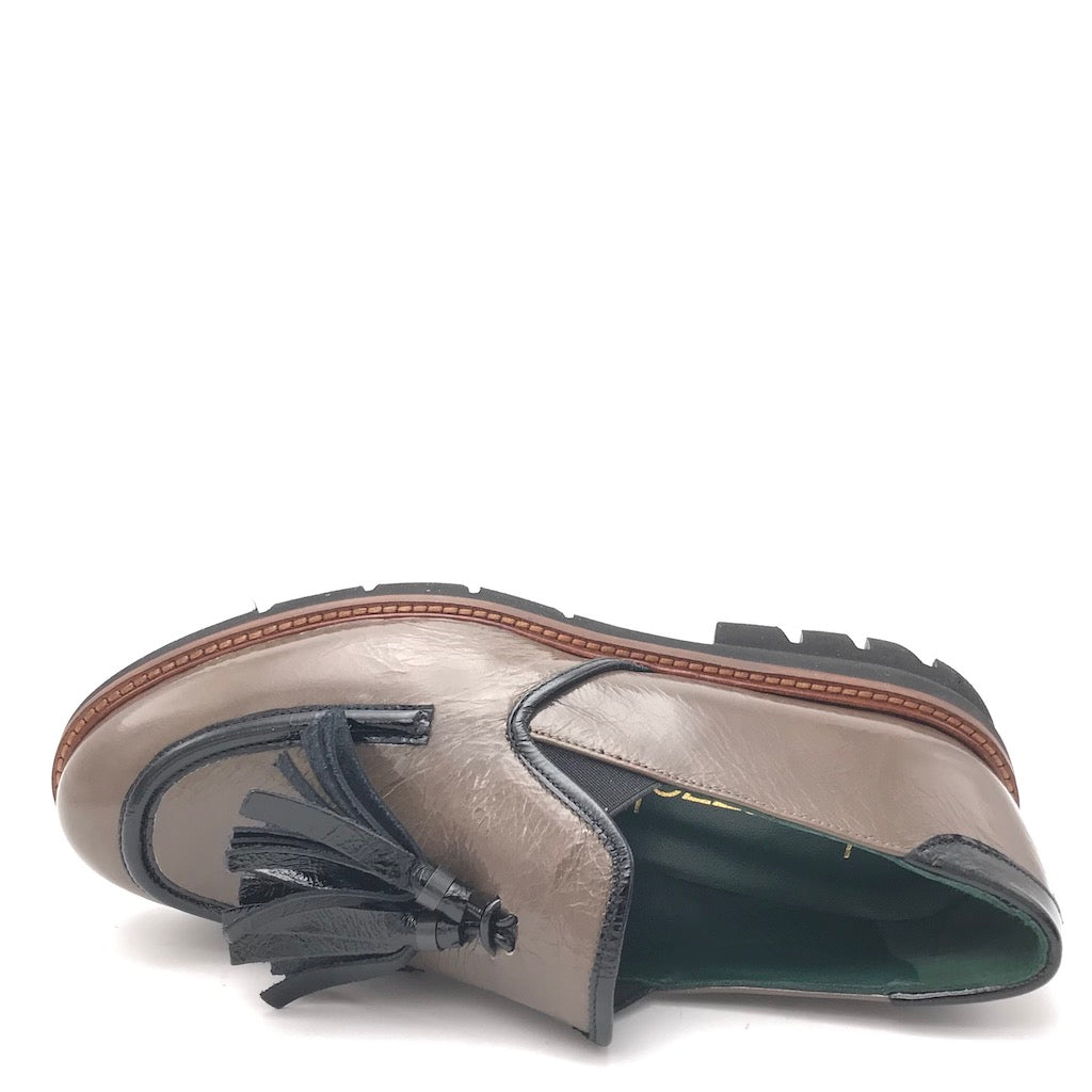 Zulian Calzature Mocassino in naplak elefant Consegna Veloce